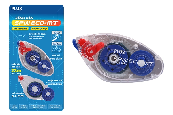 Băng dán 2 mặt PLUS Spin Eco 120-V009